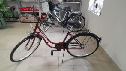 Rower Uniwersal 28" Retro 19" damka czerwony